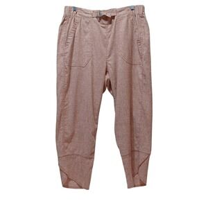 Royal Robbins Hemp Blend Crop Capri Pants Womens 12 Travel Vacation Breathable